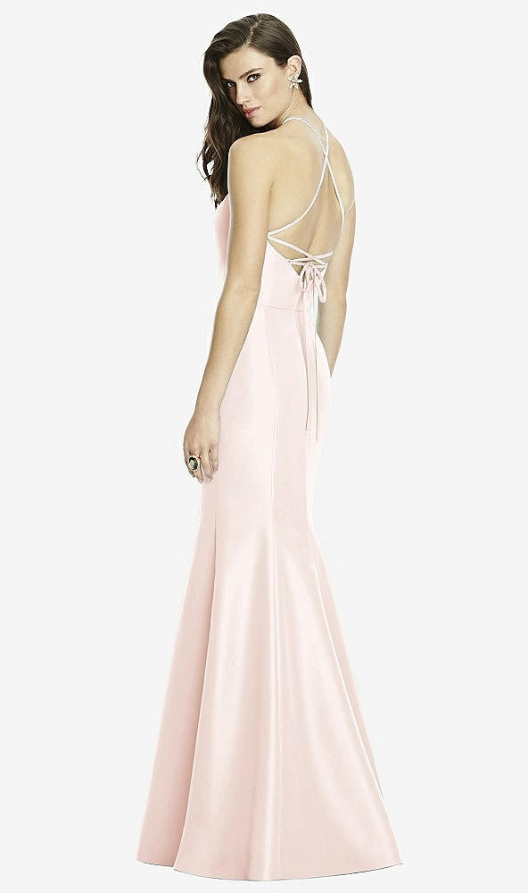 Back View - Blush Dessy Bridesmaid Dress 2996