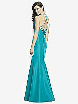 Rear View Thumbnail - Vintage Teal Dessy Bridesmaid Dress 2996
