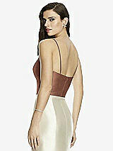 Rear View Thumbnail - Cognac Dessy Bridesmaid Top T2979