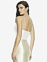 Rear View Thumbnail - White Dessy Bridesmaid Top T2979