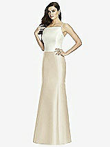 Front View Thumbnail - Champagne Dessy Bridesmaid Skirt S2980