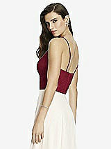 Rear View Thumbnail - Burgundy Dessy Bridesmaid Top T2981