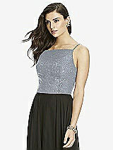 Front View Thumbnail - Platinum Dessy Bridesmaid Top T2983