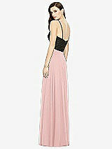 Rear View Thumbnail - Rose Chiffon Maxi Skirt