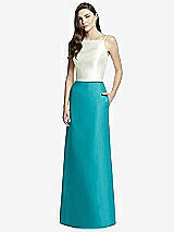 Front View Thumbnail - Vintage Teal Dessy Bridesmaid Skirt S2986