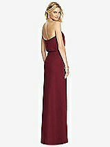 Rear View Thumbnail - Cabernet Full Length Lux Chiffon Blouson Bodice