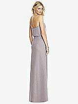 Rear View Thumbnail - Cashmere Gray Full Length Lux Chiffon Blouson Bodice