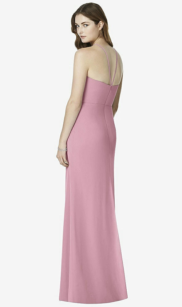Back View - Dusty Pink After Six Bridesmaid Dress 6762