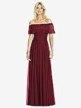 Front View Thumbnail - Cabernet After Six Bridesmaid Dress 6763