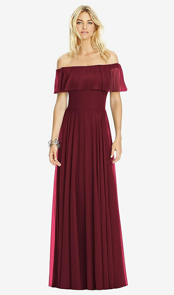Front View - Cabernet After Six Bridesmaid Dress 6763