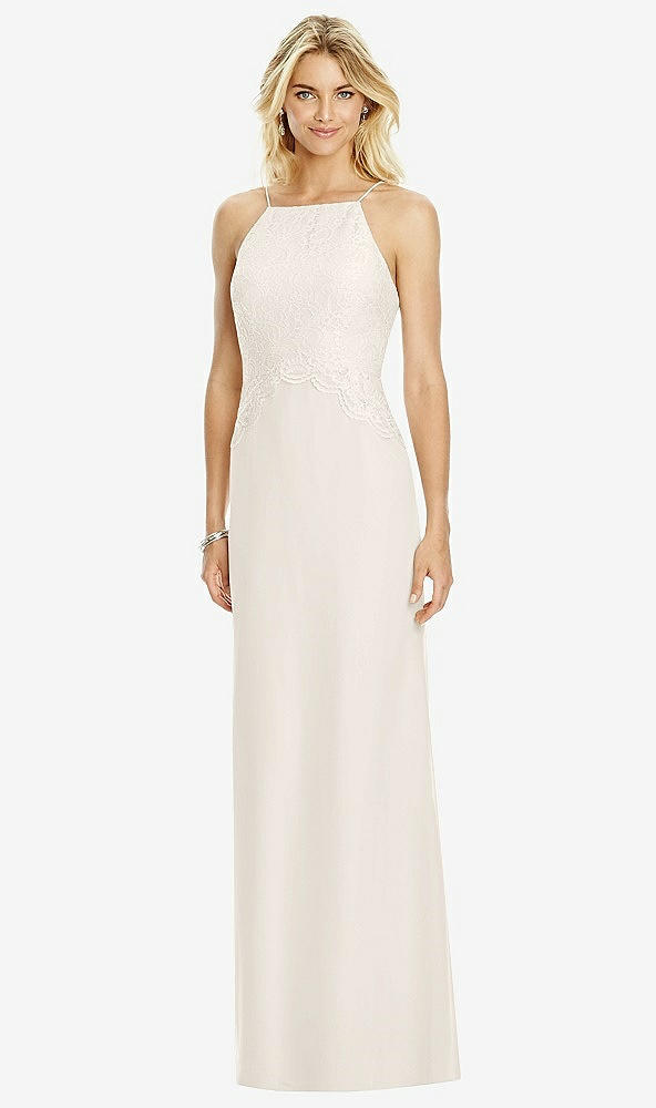 Front View - Ivory After Six Bridesmaid Dress 6764