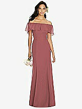 Front View Thumbnail - English Rose Social Bridesmaids Dress 8182