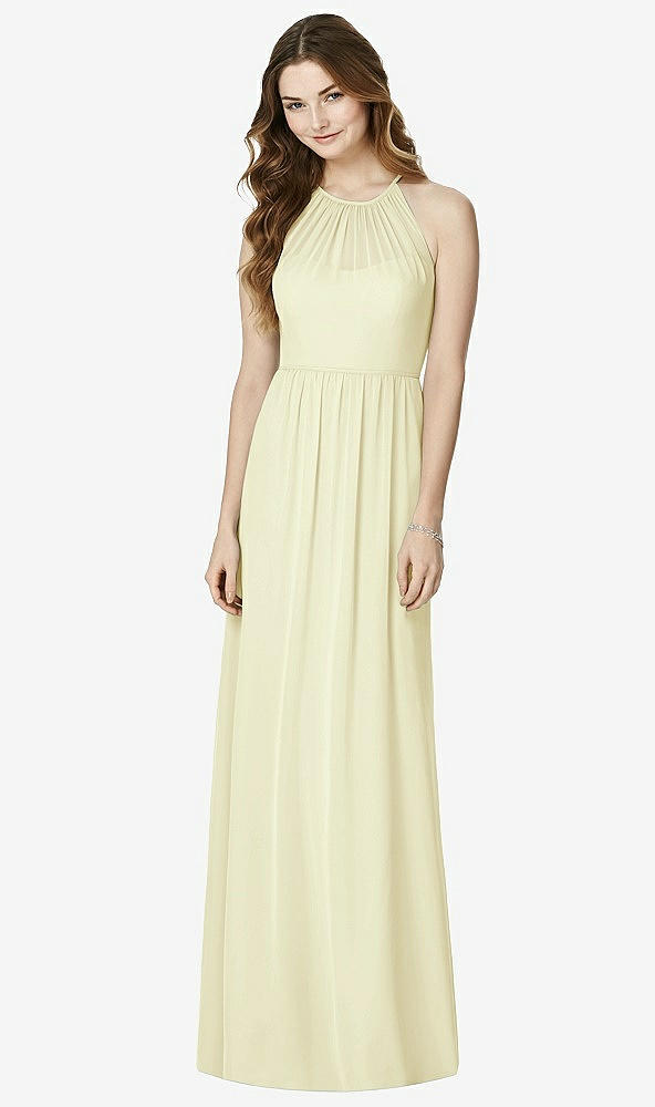 Front View - Butter Yellow Bella Bridesmaids Dress BB100