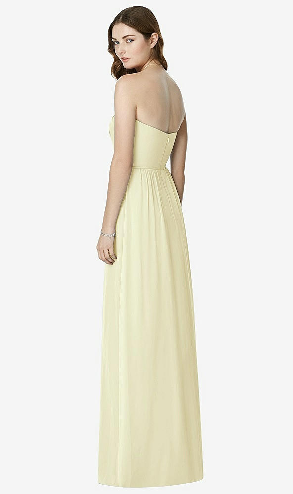 Back View - Butter Yellow Bella Bridesmaids Dress BB101