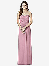 Front View Thumbnail - Dusty Pink Bella Bridesmaids Dress BB101