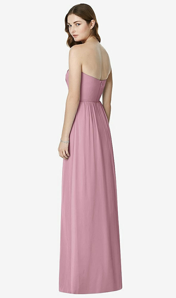 Back View - Dusty Pink Bella Bridesmaids Dress BB101