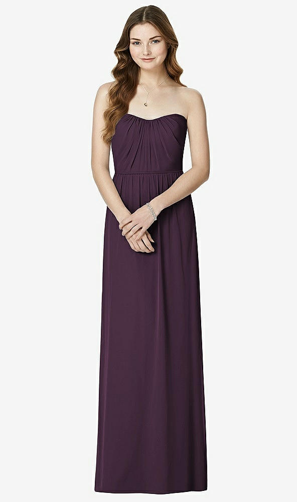 Front View - Aubergine Bella Bridesmaids Dress BB101