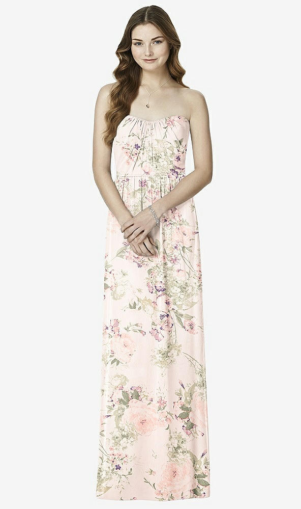 Front View - Blush Garden Bella Bridesmaids Dress BB101