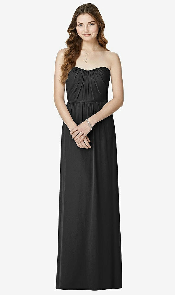 Front View - Black Bella Bridesmaids Dress BB101
