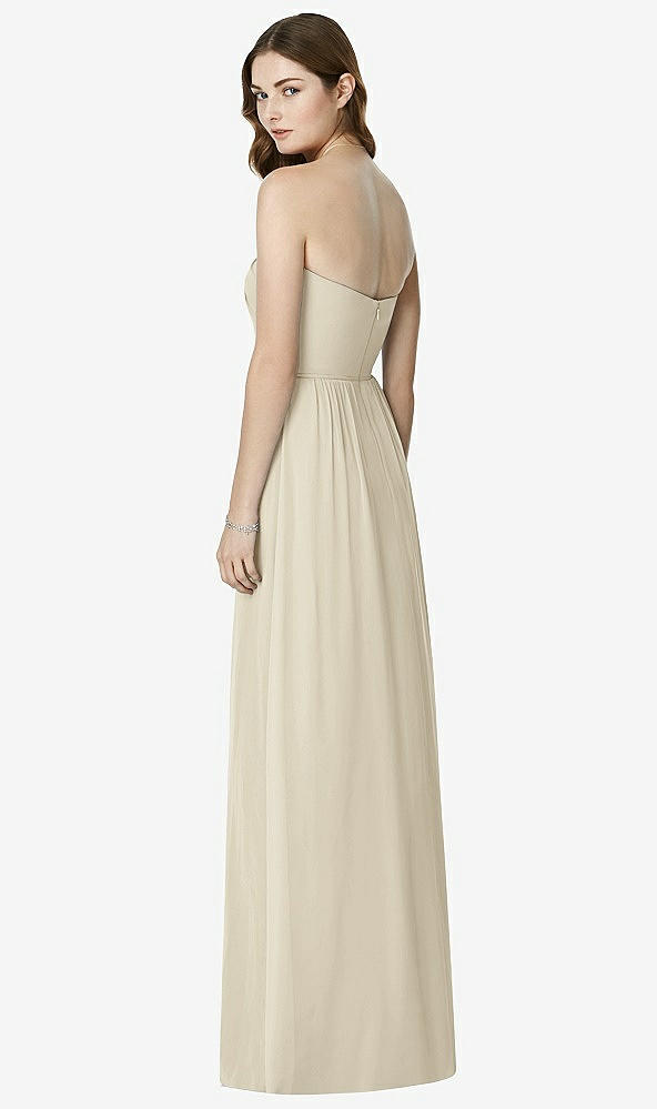 Back View - Champagne Bella Bridesmaids Dress BB101