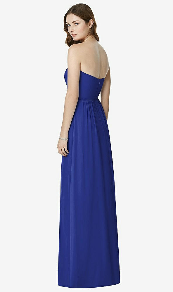 Back View - Cobalt Blue Bella Bridesmaids Dress BB101