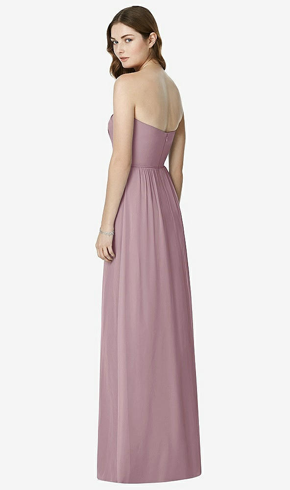 Back View - Dusty Rose Bella Bridesmaids Dress BB101