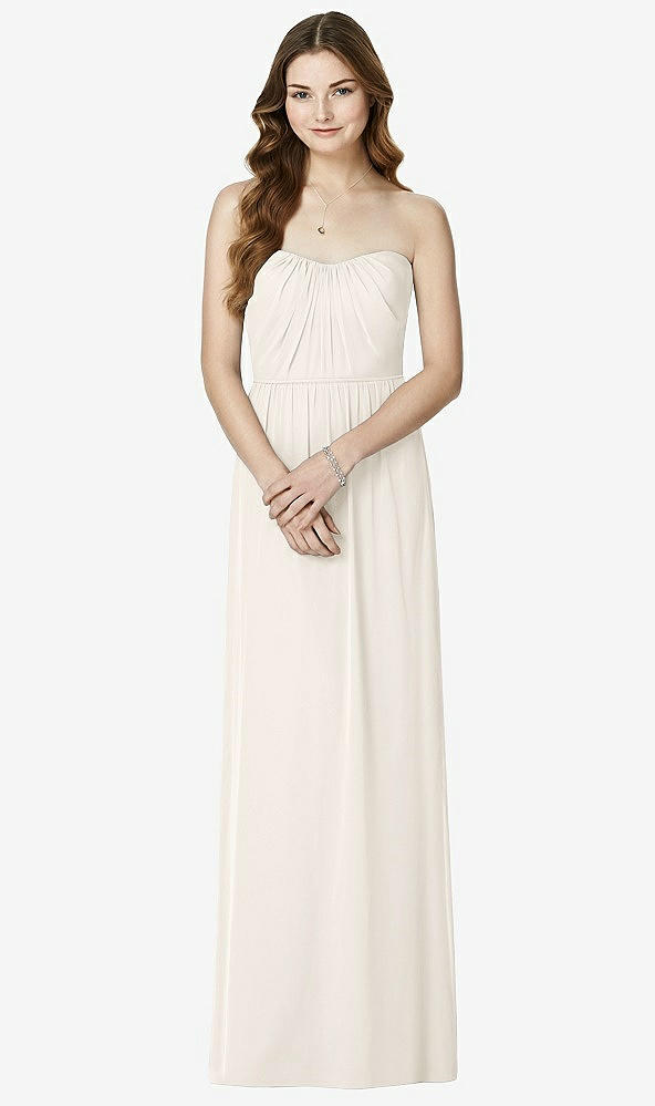 Front View - Ivory Bella Bridesmaids Dress BB101