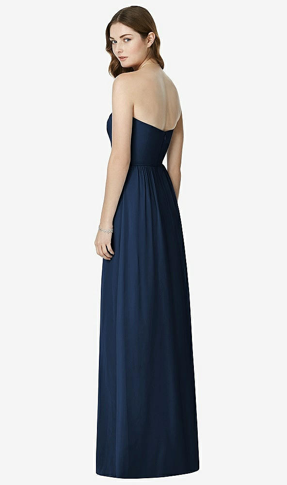 Back View - Midnight Navy Bella Bridesmaids Dress BB101
