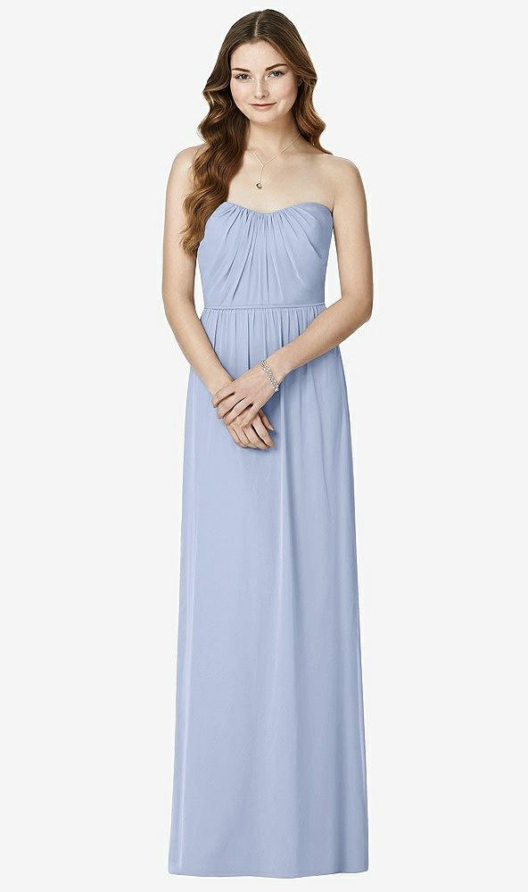 Front View - Sky Blue Bella Bridesmaids Dress BB101
