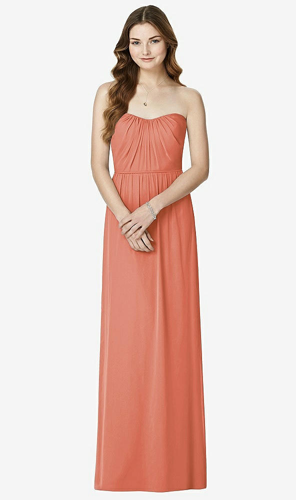 Front View - Terracotta Copper Bella Bridesmaids Dress BB101