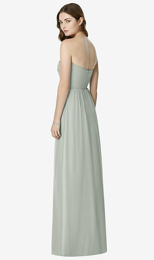 Back View - Willow Green Bella Bridesmaids Dress BB101