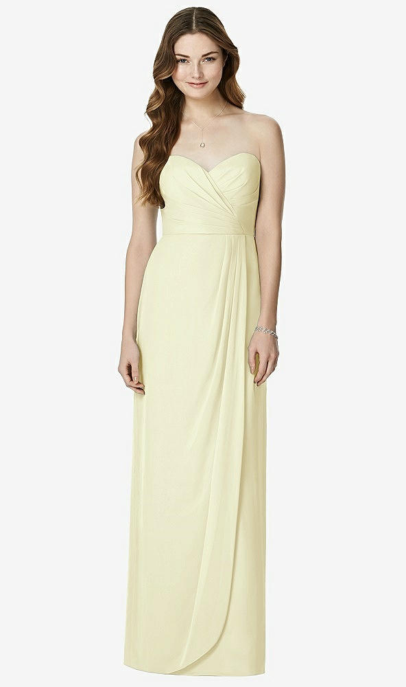 Front View - Butter Yellow Bella Bridesmaids Dress BB102
