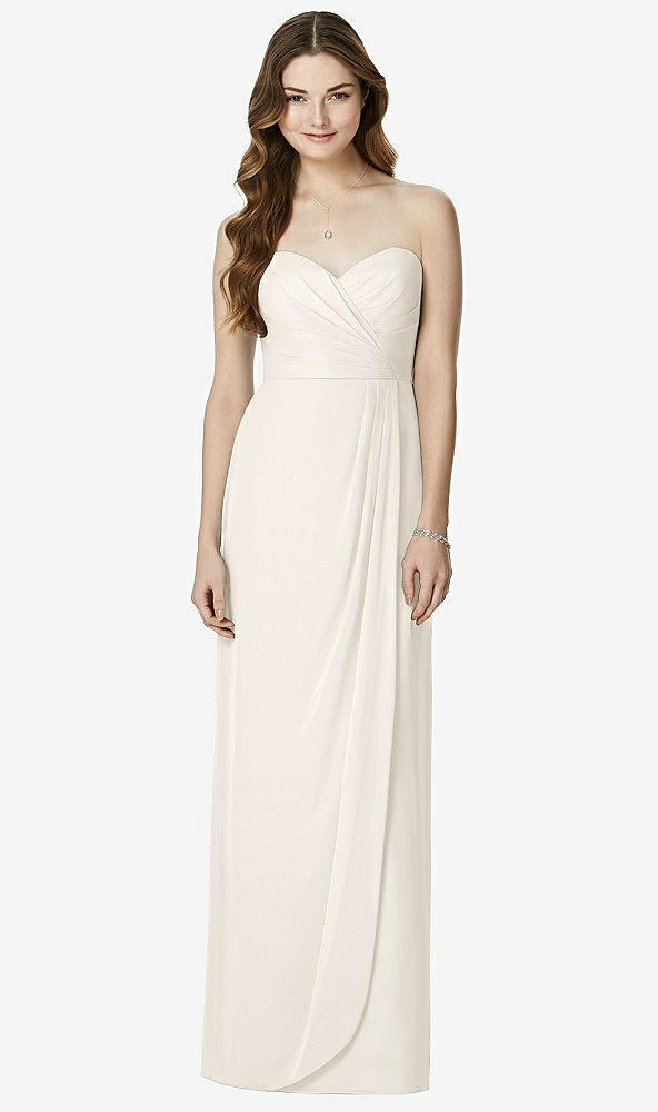 Front View - Ivory Bella Bridesmaids Dress BB102