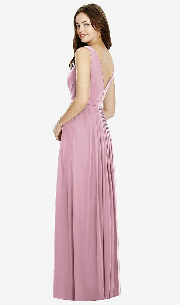 Back View - Dusty Pink Bella Bridesmaids Dress BB103