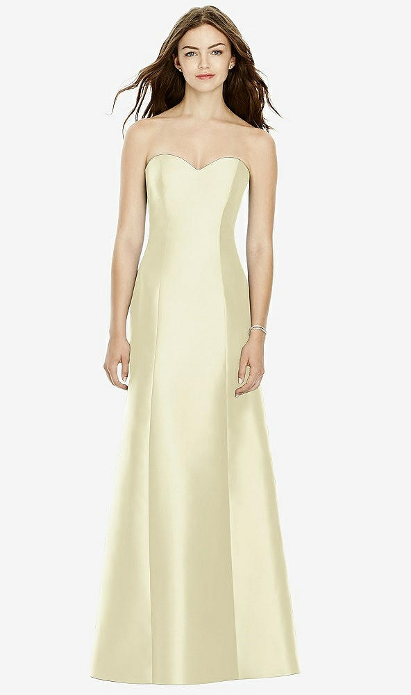 Front View - Butter Yellow Bella Bridesmaids Dress BB104