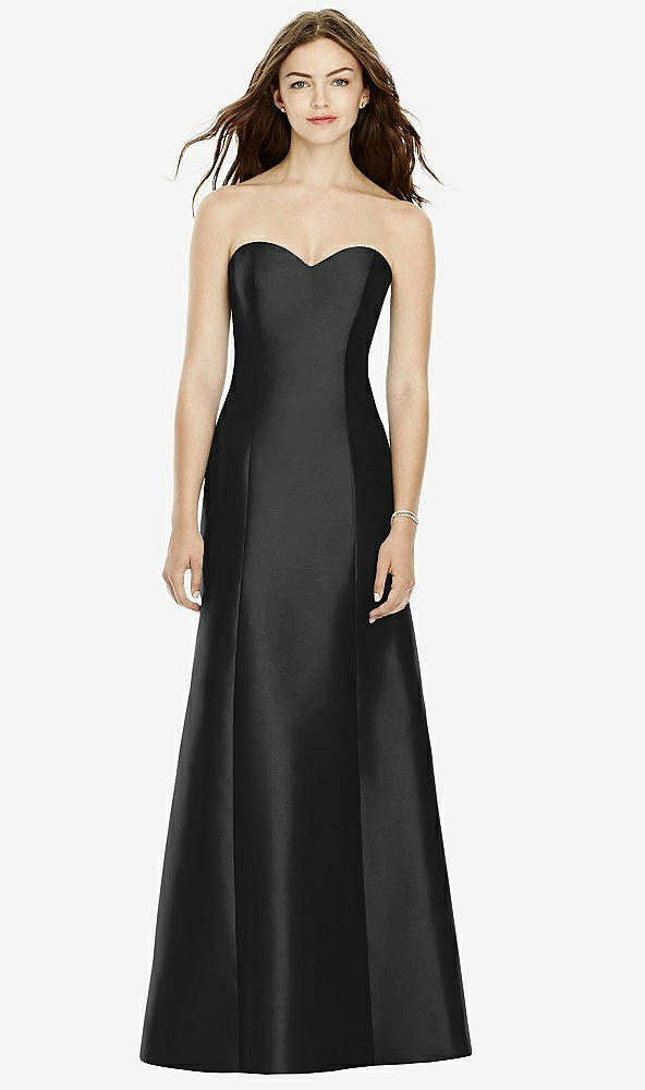 Front View - Black Bella Bridesmaids Dress BB104