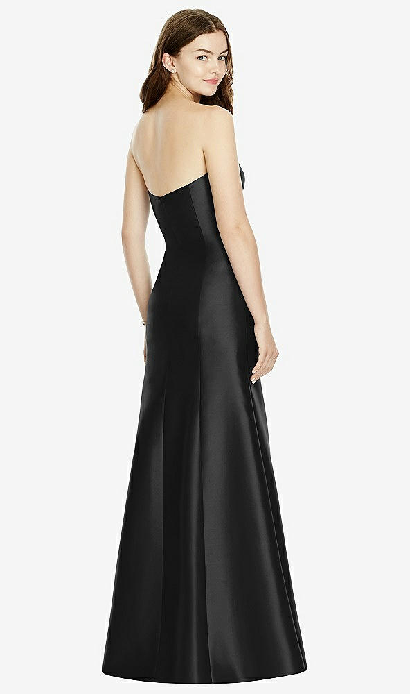 Back View - Black Bella Bridesmaids Dress BB104