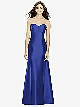 Front View Thumbnail - Cobalt Blue Bella Bridesmaids Dress BB104