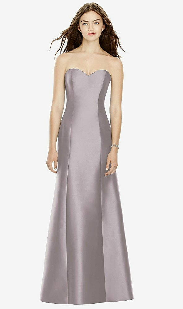 Front View - Cashmere Gray Bella Bridesmaids Dress BB104