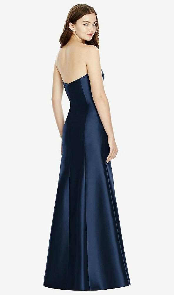 Back View - Midnight Navy Bella Bridesmaids Dress BB104