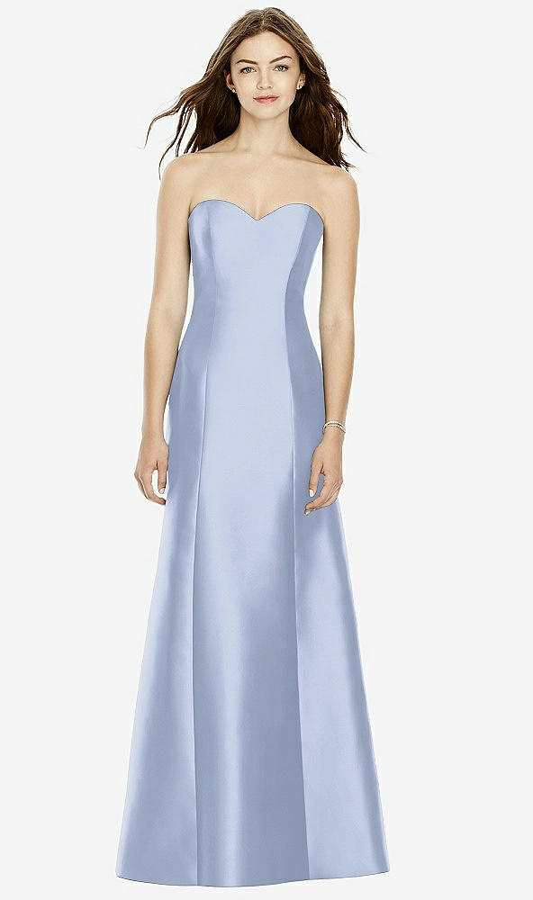 Front View - Sky Blue Bella Bridesmaids Dress BB104
