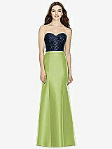 Front View Thumbnail - Mojito & Midnight Navy Bella Bridesmaids Dress BB105