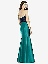 Rear View Thumbnail - Jade & Midnight Navy Bella Bridesmaids Dress BB105