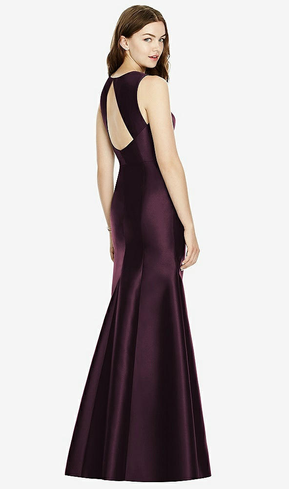 Front View - Deep Plum Bella Bridesmaids Dress BB106