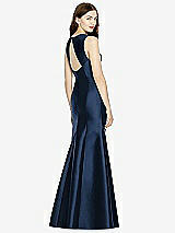 Front View Thumbnail - Midnight Navy Bella Bridesmaids Dress BB106