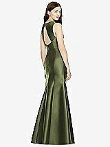 Front View Thumbnail - Olive Green Bella Bridesmaids Dress BB106