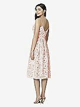 Rear View Thumbnail - Tangerine Tango & Blush Studio Design Bridesmaid Dresses 4522