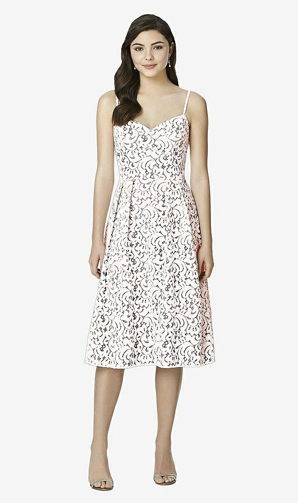 Front View - Black & Blush Studio Design Bridesmaid Dresses 4522