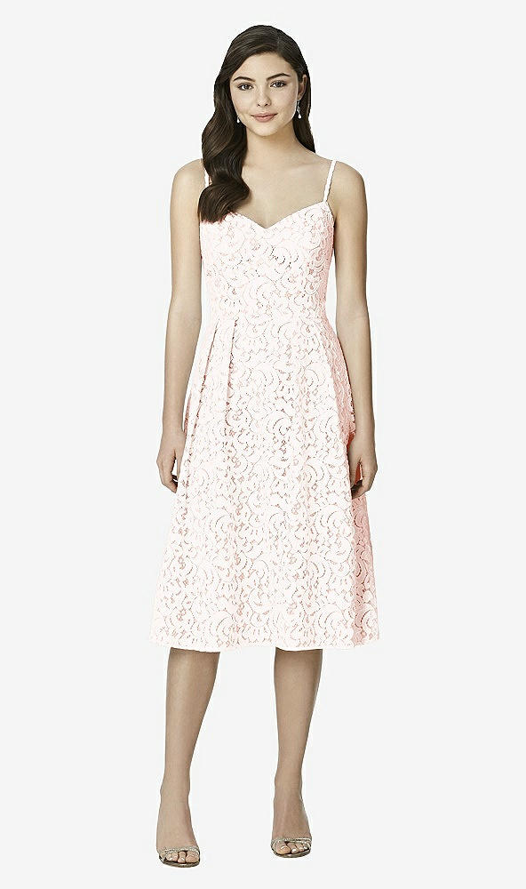 Front View - Peaches And Cream & Blush Studio Design Bridesmaid Dresses 4522