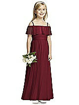Front View Thumbnail - Cabernet Flower Girl Dress FL4053